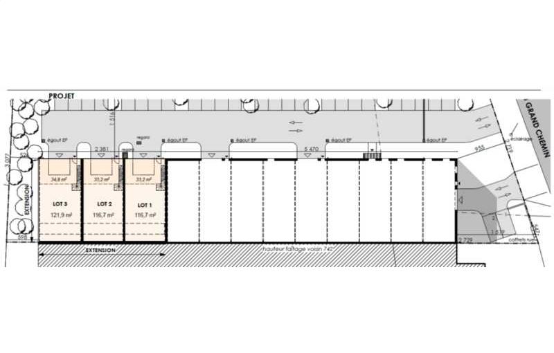 Location d'entrepôt de 300 m² à Yvrac - 33370 plan - 1