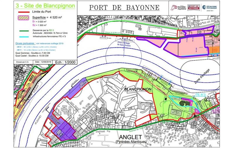 Location de terrain de 150 000 m² à Anglet - 64600 photo - 1