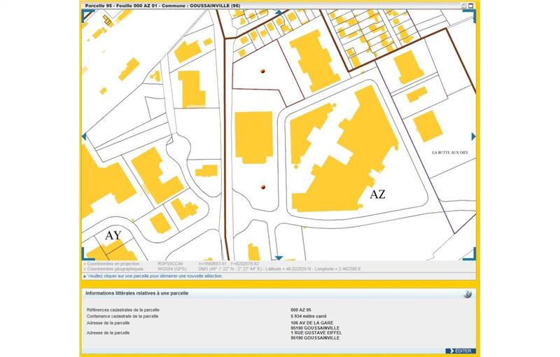 Location de terrain de 2 322 m² à Goussainville - 95190 plan - 1