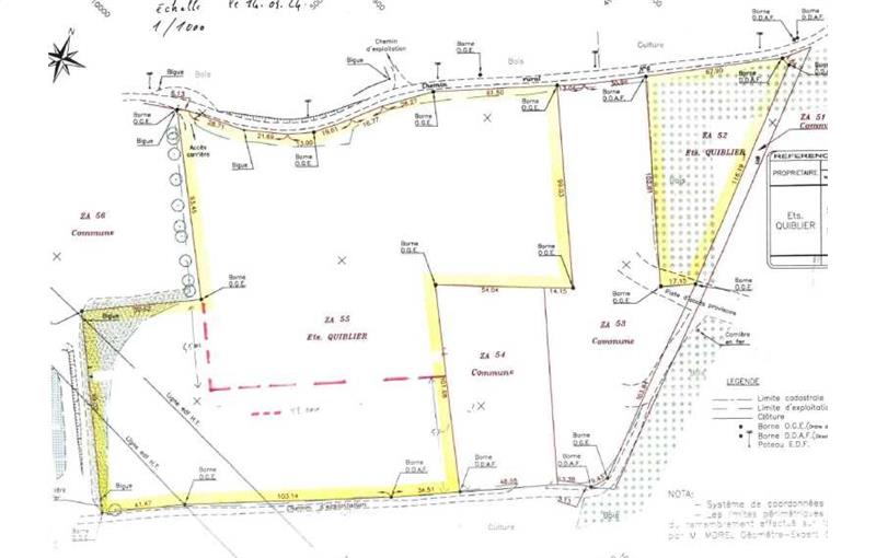 Location de terrain de 22 000 m² à Grenay - 38540 plan - 1