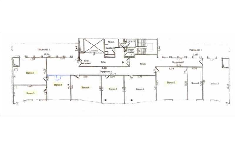 Bureau à vendre de 252 m² à Asnières-sur-Seine - 92600 plan - 1