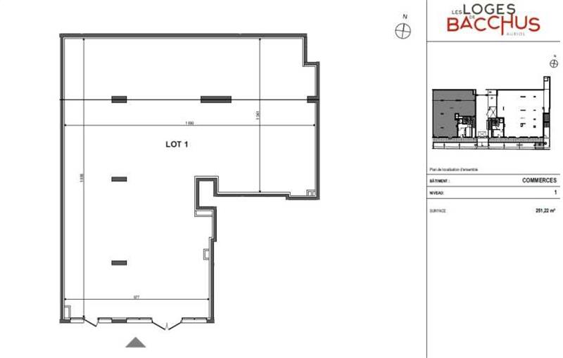 Vente de bureau de 448 m² à Auriol - 13390 plan - 1