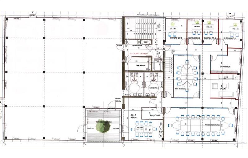 Bureau à vendre de 1 024 m² à Balma - 31130 plan - 1