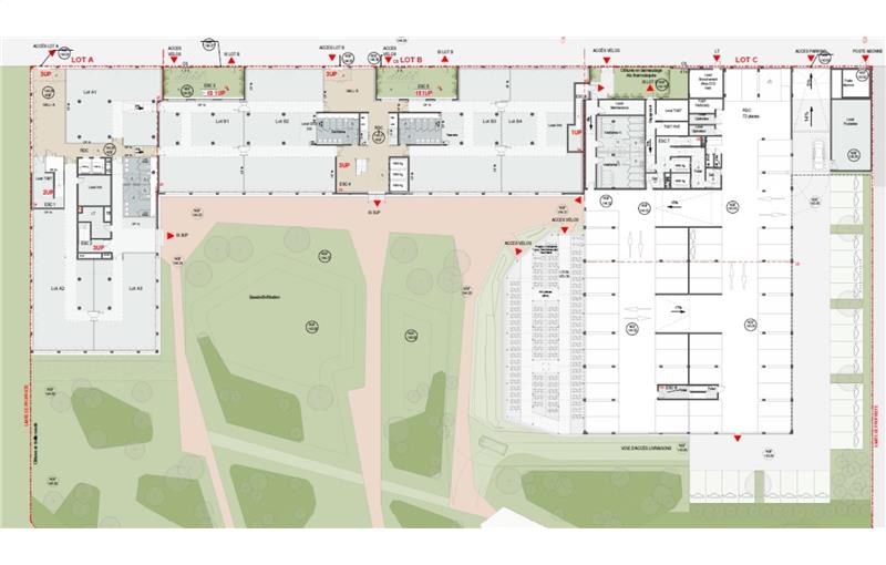 Bureau à acheter de 10 432 m² à Blagnac - 31700 plan - 1