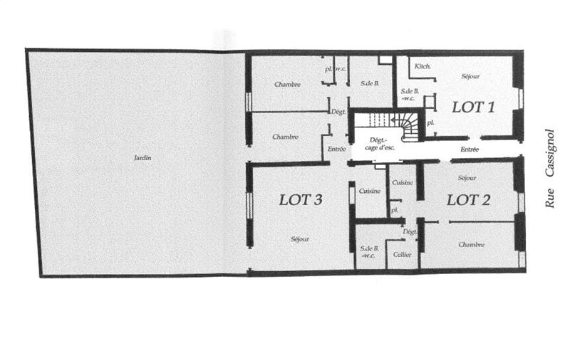 Bureau en vente de 68 m² à Bordeaux - 33000 plan - 1