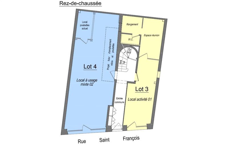 Vente de bureau de 81 m² à Bordeaux - 33000 plan - 1