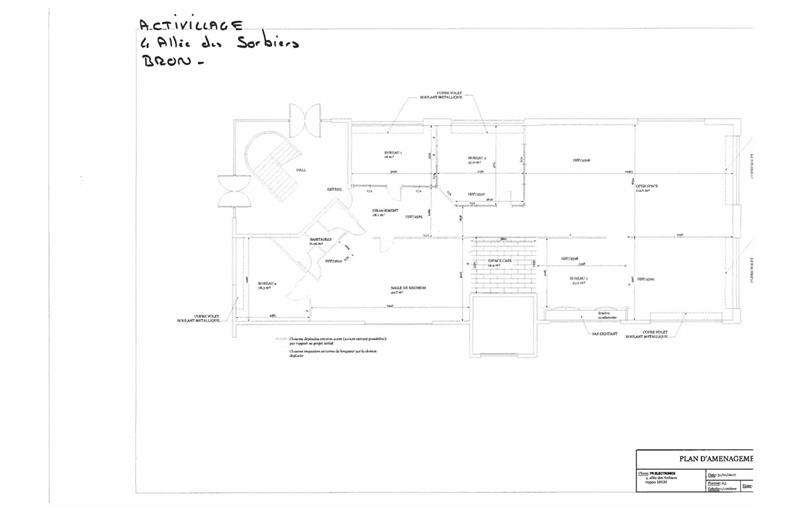 Achat de bureau de 289 m² à Bron - 69500 plan - 1