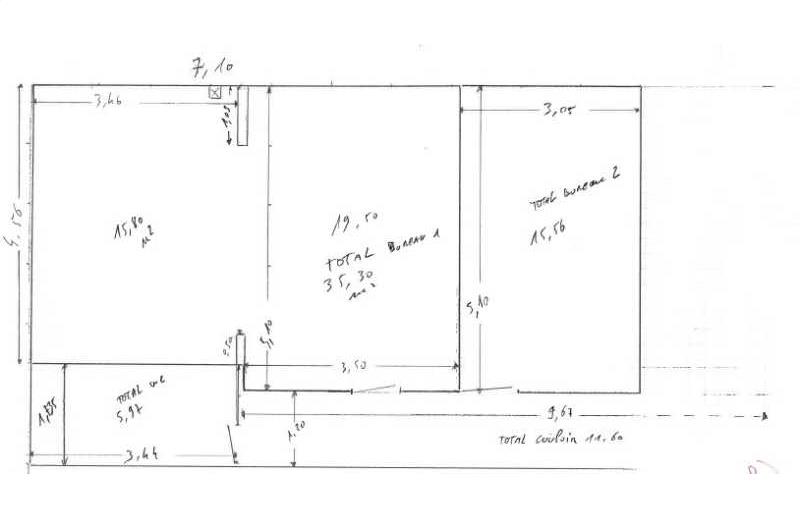 Bureau à vendre de 120 m² à Bruges - 33520 plan - 1