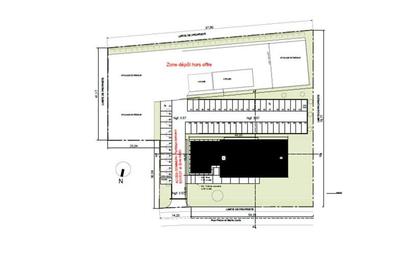 Bureau en vente de 1 267 m² à Bruges - 33520 plan - 1