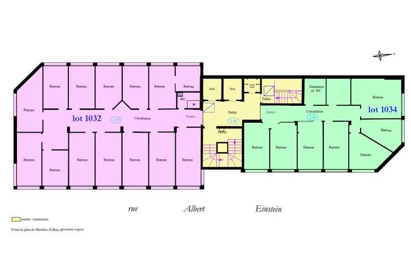 Vente de bureau de 225 m² à Créteil - 94000 plan - 1