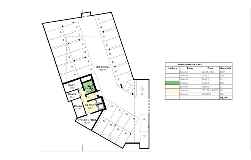 Vente de bureau de 3 544 m² à Échirolles - 38130 plan - 1