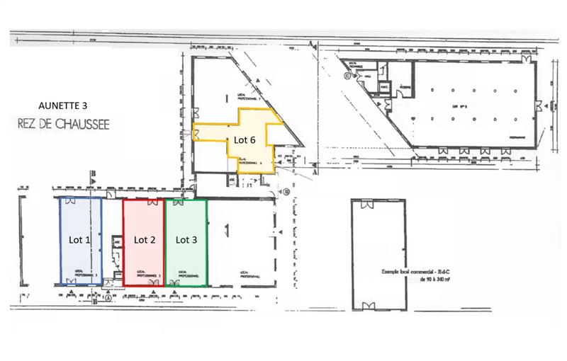 Vente de bureau de 1 383 m² à Évry - 91000 plan - 1