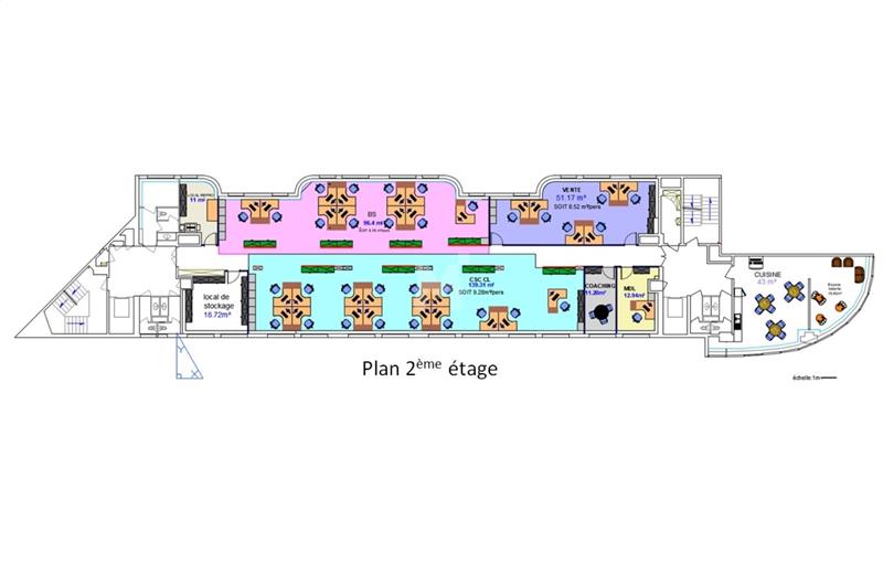 Bureau à acheter de 2 441 m² à Évry - 91000 plan - 1