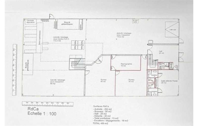 Achat de bureau de 780 m² à Gometz-le-Châtel - 91940 plan - 1