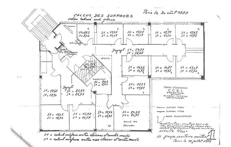 Bureau à vendre de 300 m² à Grigny - 91350 plan - 1