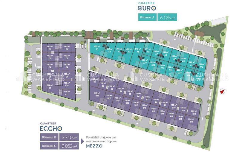 Bureau à acheter de 6 129 m² à Hésingue - 68220 plan - 1