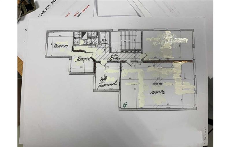 Achat de bureau de 414 m² à Ivry-sur-Seine - 94200 plan - 1