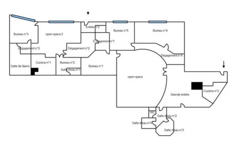 Vente de bureau de 250 m² à Ivry-sur-Seine - 94200 plan - 1