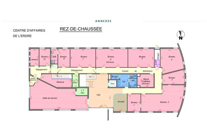 Bureau en vente de 899 m² à La-Chapelle-sur-Erdre - 44240 plan - 1