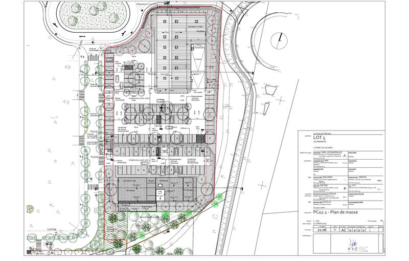 Vente de bureau de 244 m² à La Fare-les-Oliviers - 13580 plan - 1