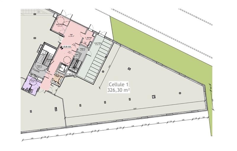 Bureau en vente de 2 135 m² à La Madeleine - 59110 plan - 1