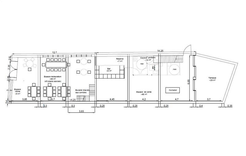 Bureau à acheter de 190 m² à Lille - 59000 plan - 1