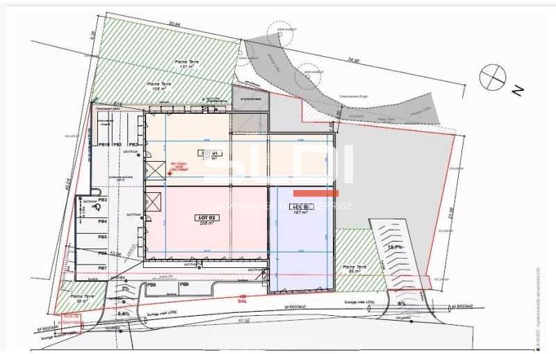 Vente de bureau de 287 m² à Lissieu - 69380 plan - 1