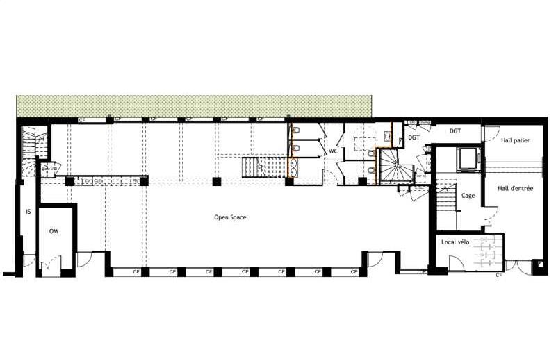 Bureau en vente de 1 639 m² à Lyon 7 - 69007 plan - 1