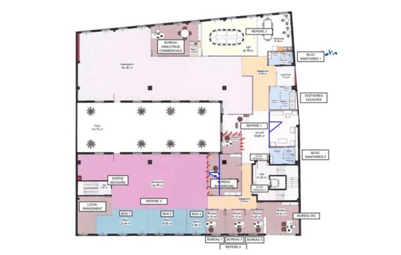 Vente de bureau de 687 m² à Malakoff - 92240 plan - 1