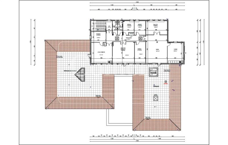 Bureau à vendre de 995 m² à Marseille 16 - 13016 plan - 1