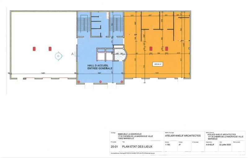 Bureau à acheter de 220 m² à Marseille 2 - 13002 plan - 1