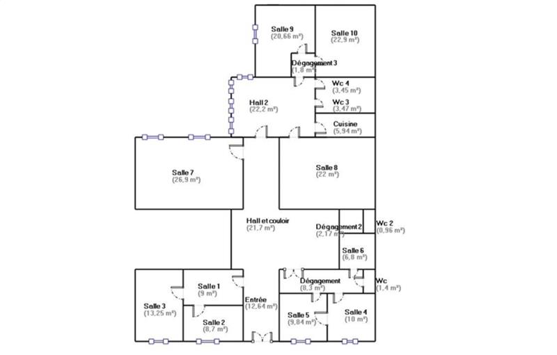 Bureau à acheter de 234 m² à Marseille 8 - 13008 plan - 1