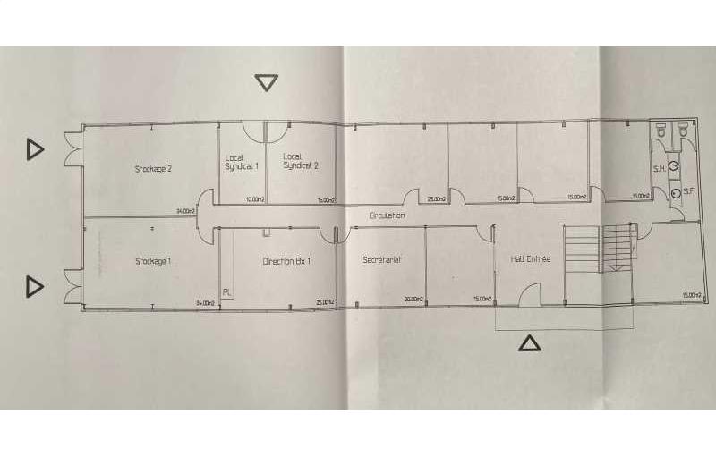 Vente de bureau de 613 m² à Mérignac - 33700 plan - 1