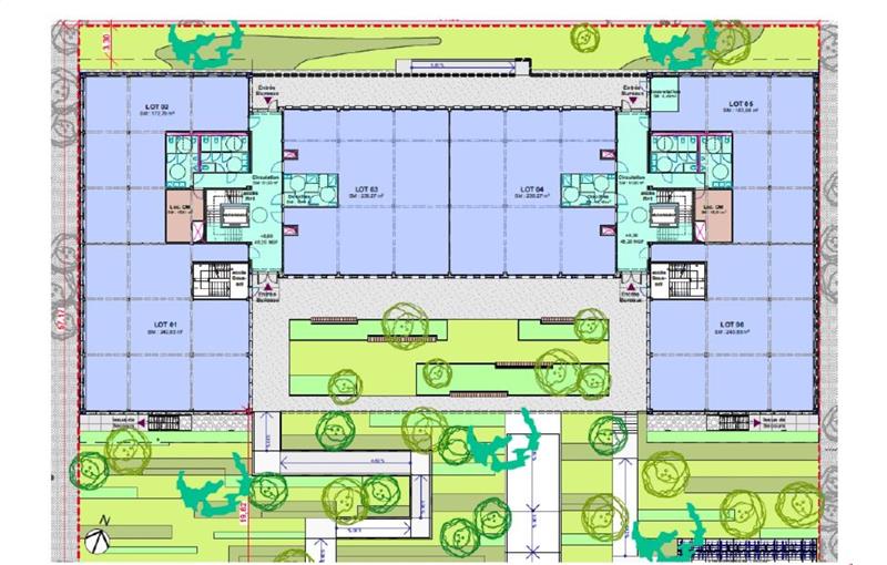 Bureau à acheter de 4 941 m² à Mérignac - 33700 plan - 1