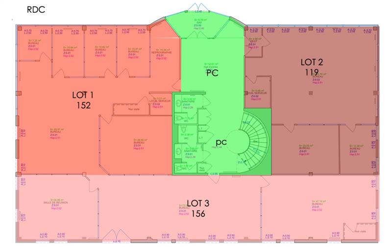 Vente de bureau de 1 003 m² à Mont-Saint-Aignan - 76130 plan - 1