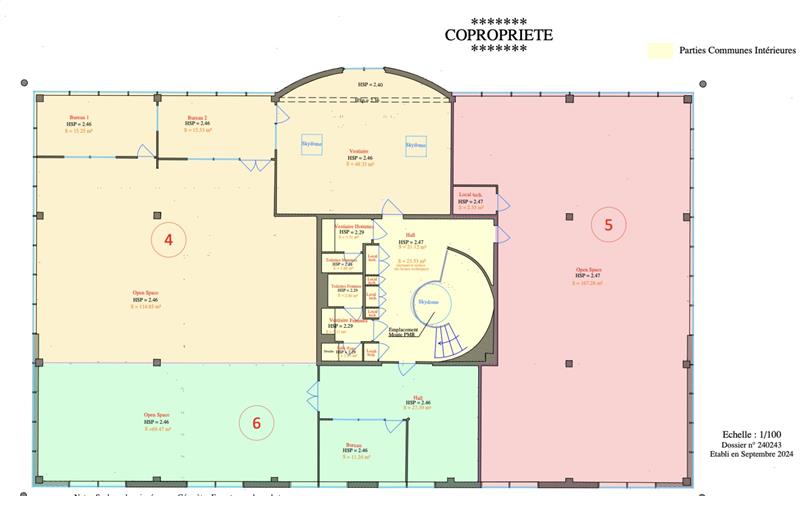 Bureau à acheter de 170 m² à Mont-Saint-Aignan - 76130 plan - 1