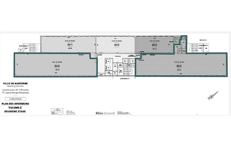 Vente de bureau de 176 m² à Nanterre - 92000 plan - 1