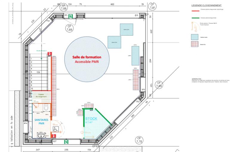 Bureau à vendre de 120 m² à Nantes - 44000 plan - 1