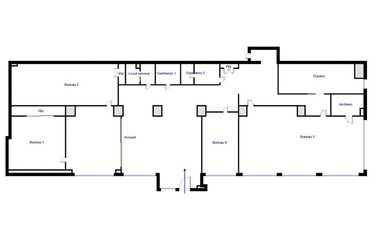 Vente de bureau de 491 m² à Nantes - 44000 plan - 1