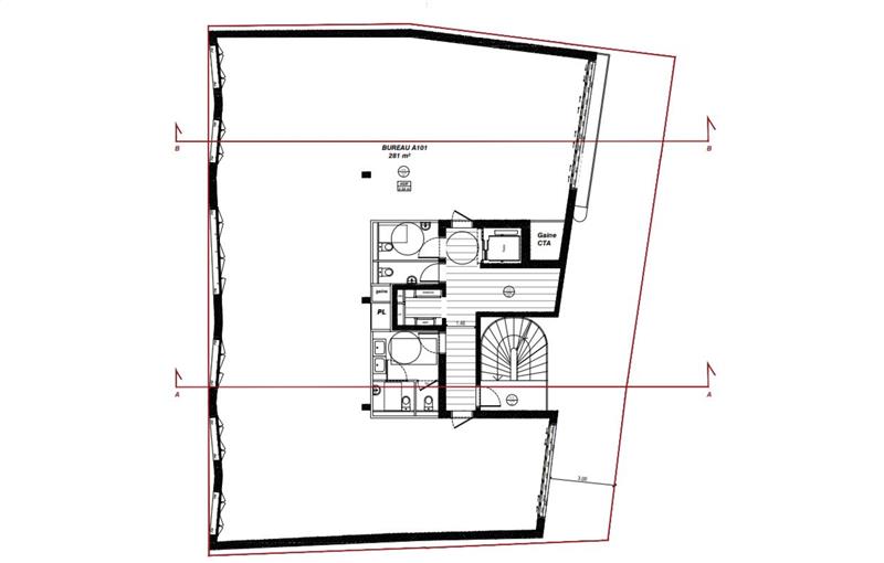 Vente de bureau de 671 m² à Nantes - 44000 plan - 1