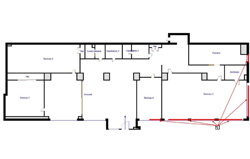 Vente de bureau de 314 m² à Nantes - 44000 plan - 1