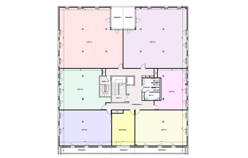 Bureau à acheter de 4 327 m² à Narbonne - 11100 plan - 1