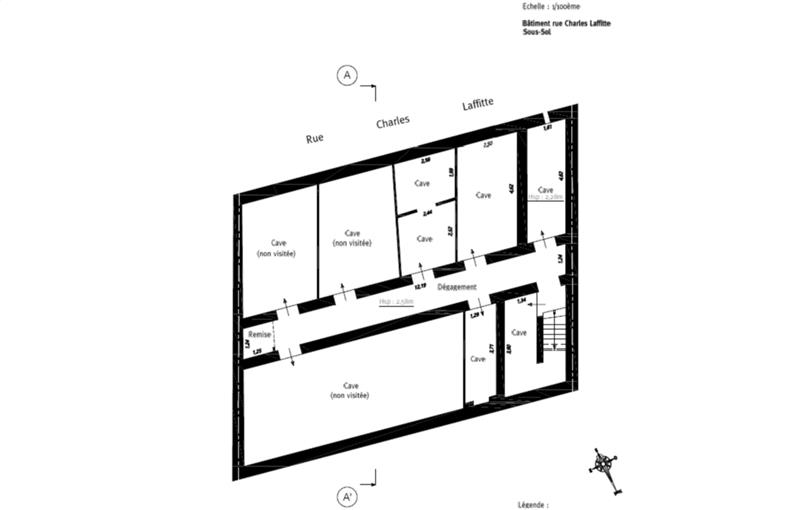 Bureau à acheter de 634 m² à Neuilly-sur-Seine - 92200 plan - 1