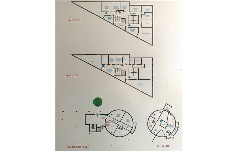 Bureau à vendre de 900 m² à Noyelles-Godault - 62950 plan - 1