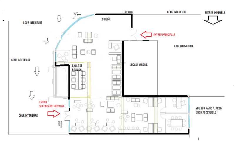 Vente de bureau de 216 m² à Paris 10 - 75010 plan - 1