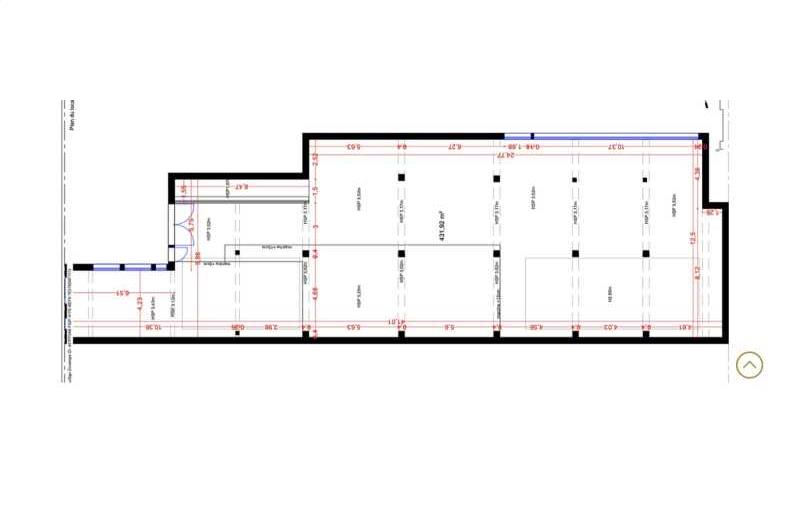 Vente de bureau de 432 m² à Paris 10 - 75010 plan - 1