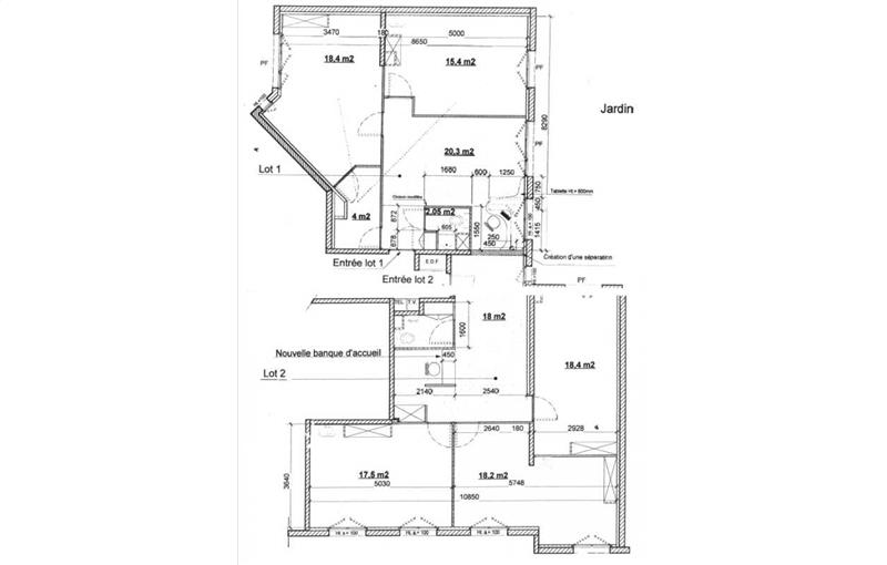 Vente de bureau de 79 m² à Paris 11 - 75011 plan - 1