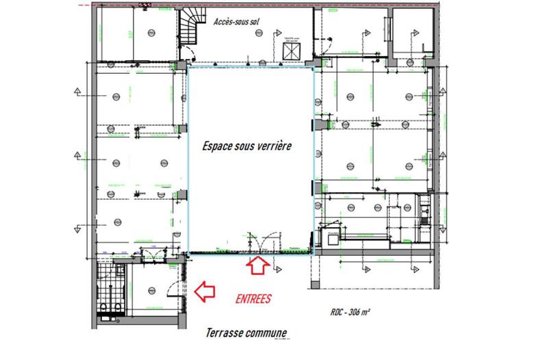 Vente de bureau de 306 m² à Paris 11 - 75011 plan - 1