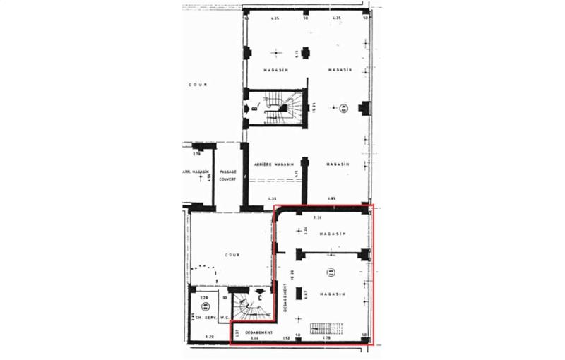 Vente de bureau de 75 m² à Paris 11 - 75011 plan - 1