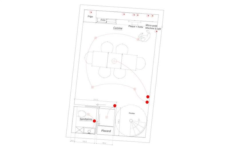 Vente de bureau de 120 m² à Paris 11 - 75011 plan - 1